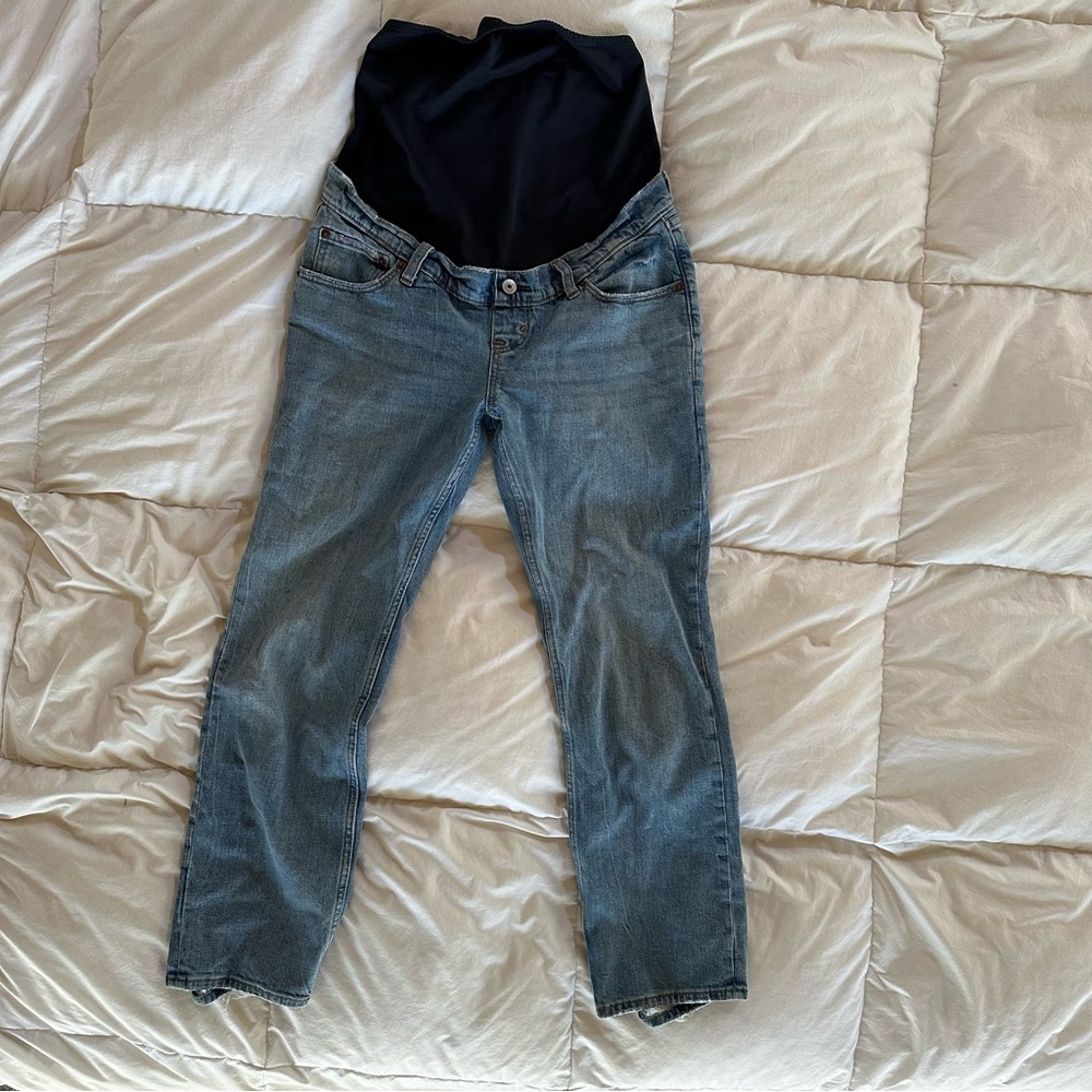 Abercrombie Women's Blue Maternity Jeans